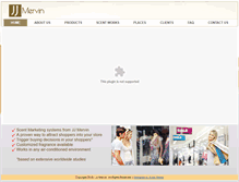 Tablet Screenshot of jjmervin.com